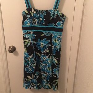 R&k Blue floral dress